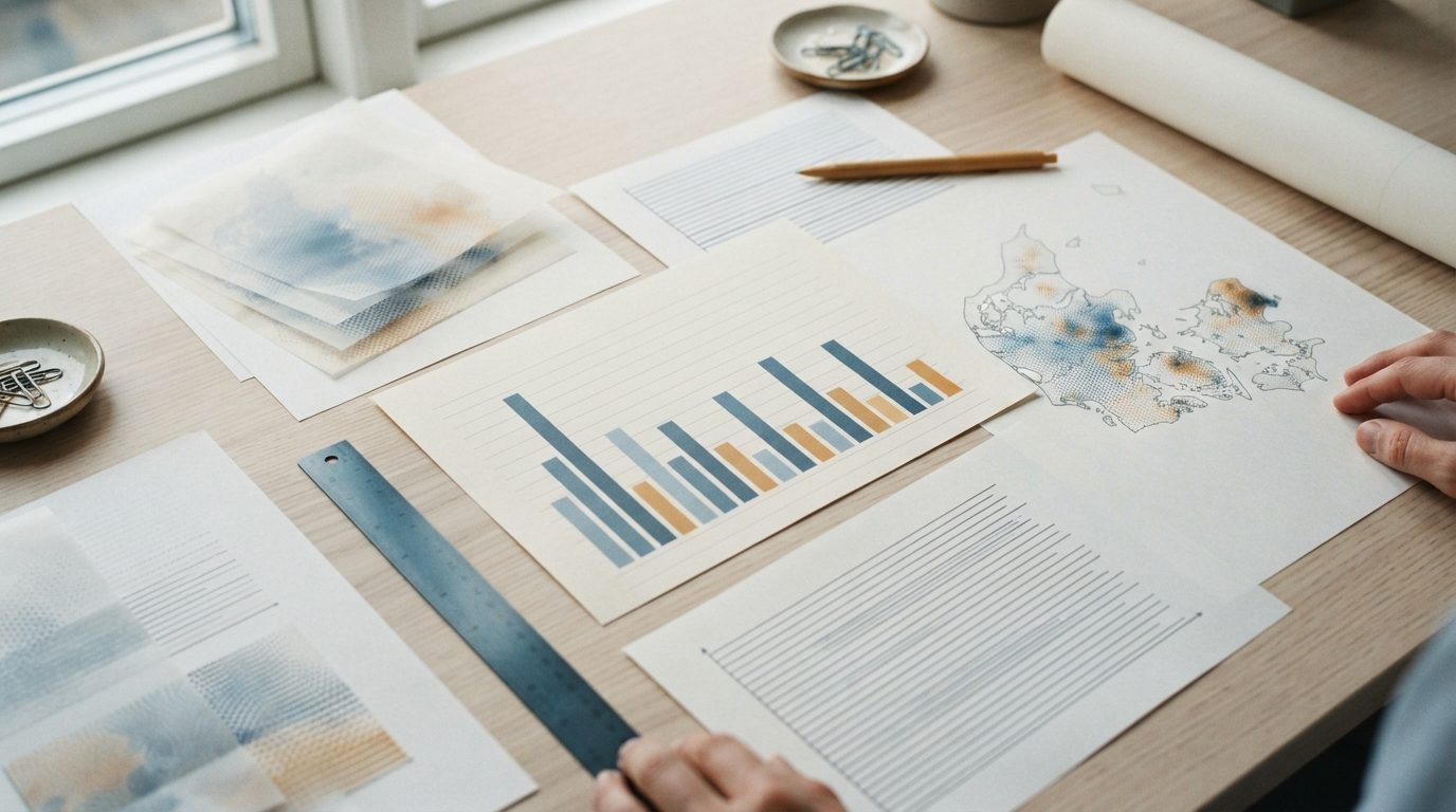 Illustration til guiden: Danmarks befolkning pr. kvadratkilometer: sådan regnes tætheden